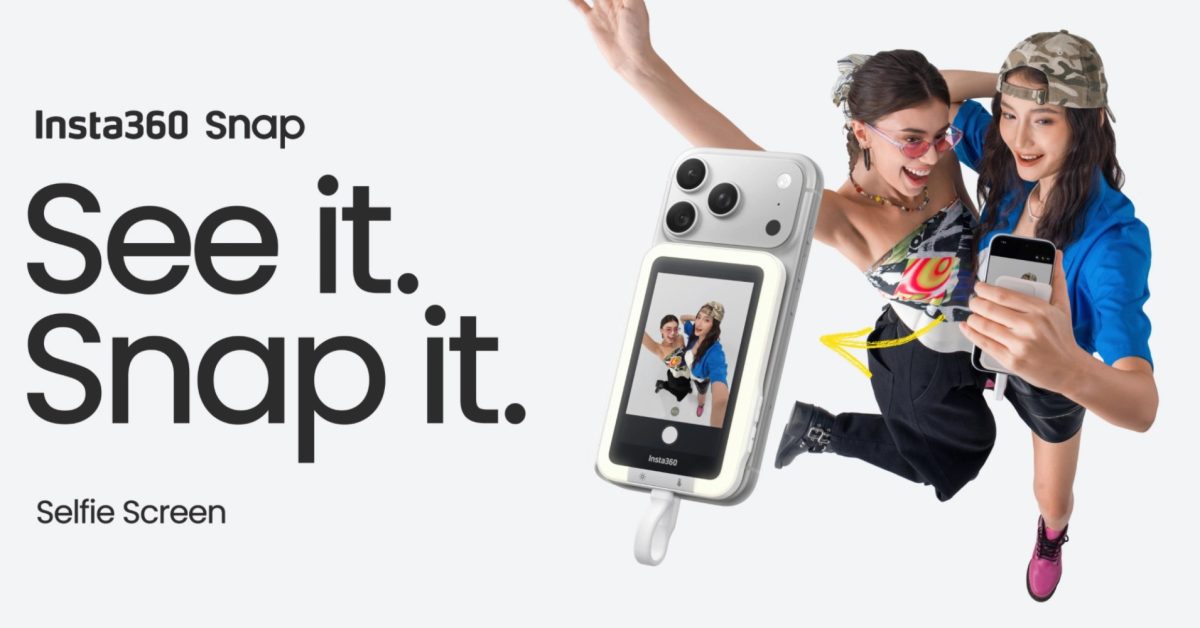 Insta360 jumps on the rear iPhone screen trend with its new Snap monitor